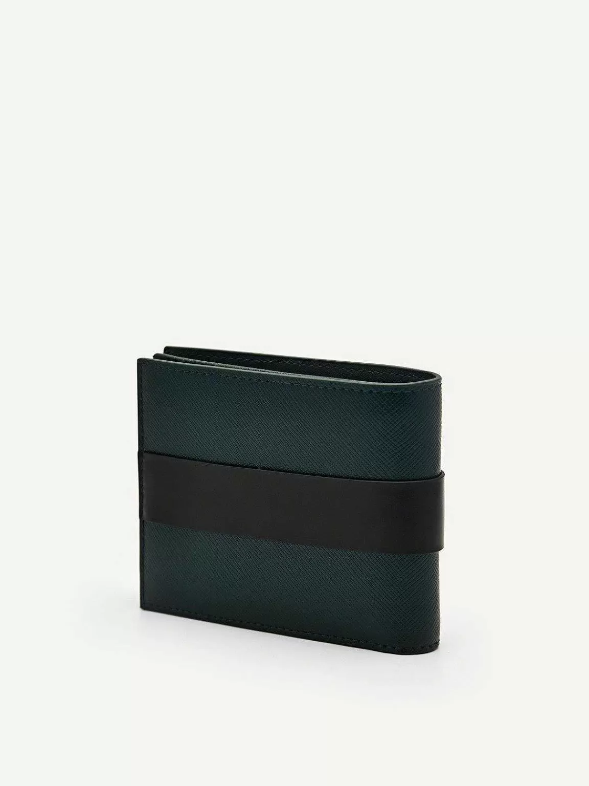 PEDRO Wallets<Embossed Leather Bi-Fold Flip Wallet