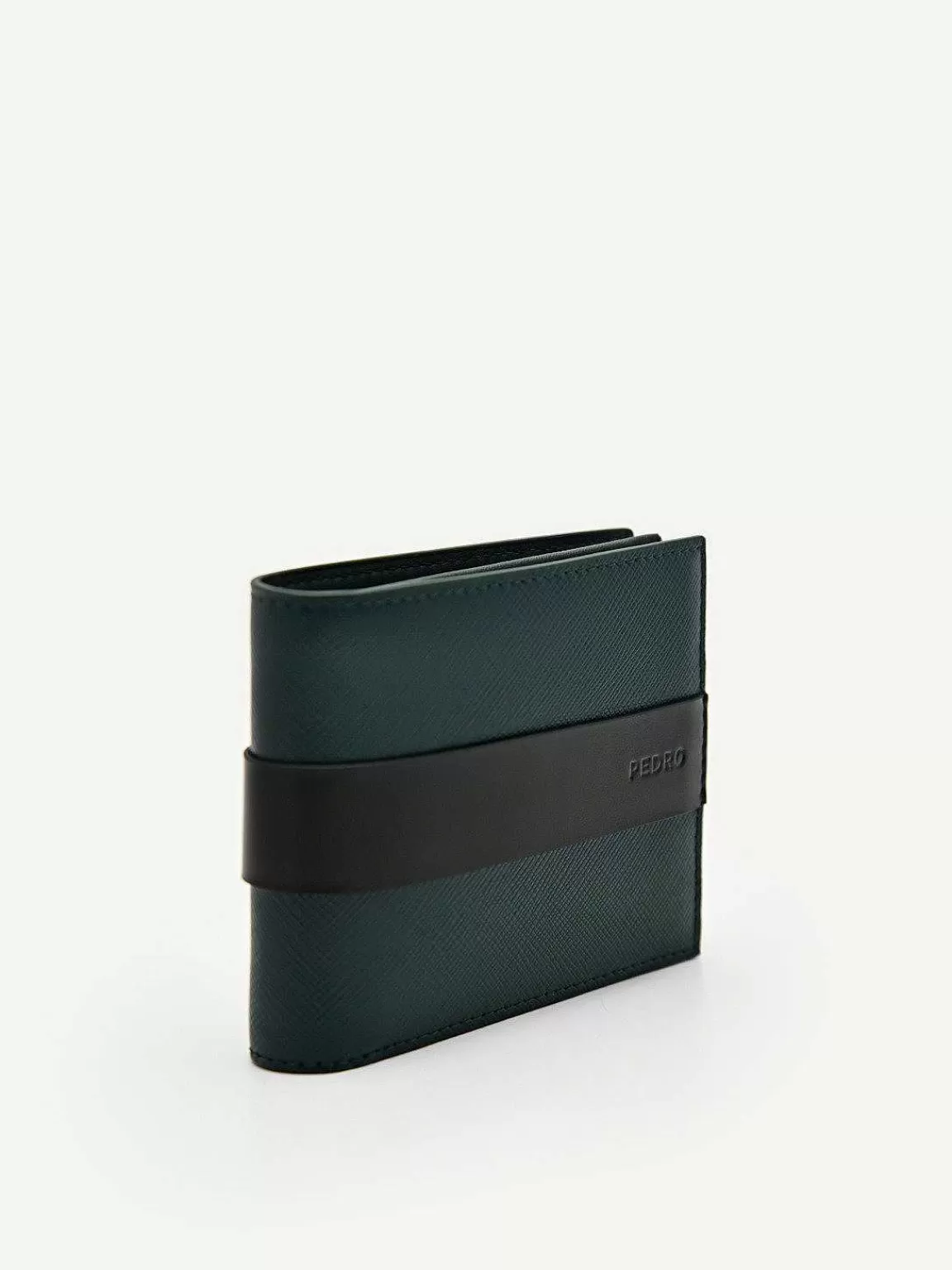 PEDRO Wallets<Embossed Leather Bi-Fold Flip Wallet