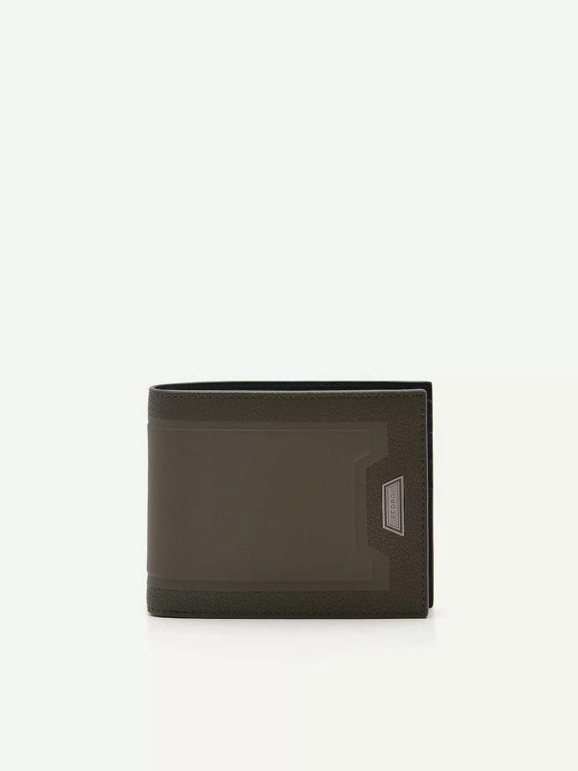 PEDRO Wallets<Embossed Leather Bi-Fold Wallet With Insert