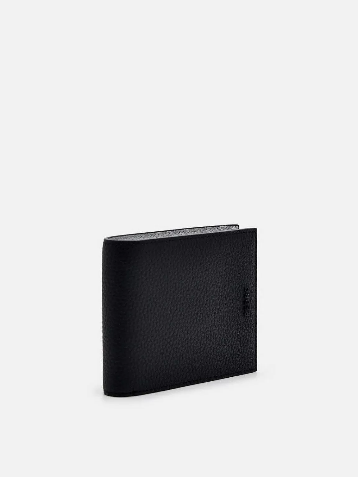 PEDRO Wallets<Embossed Leather Bi-Fold Wallet With Insert