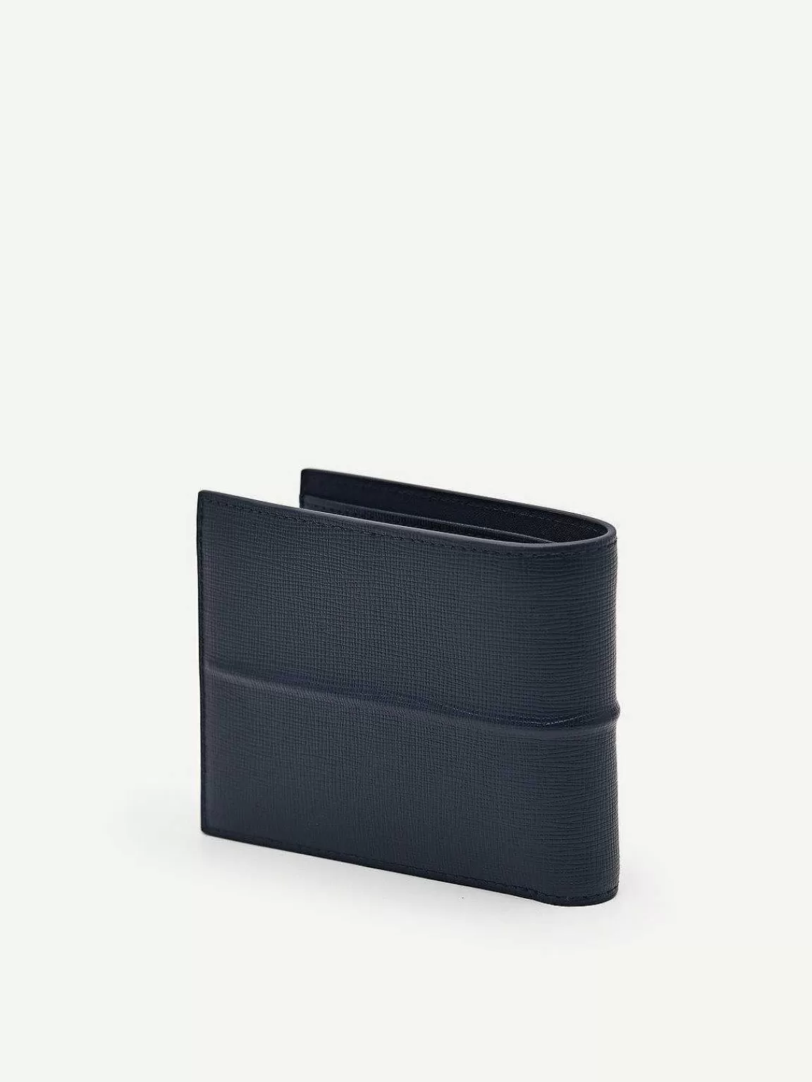 PEDRO Wallets<Embossed Leather Bi-Fold Wallet With Insert