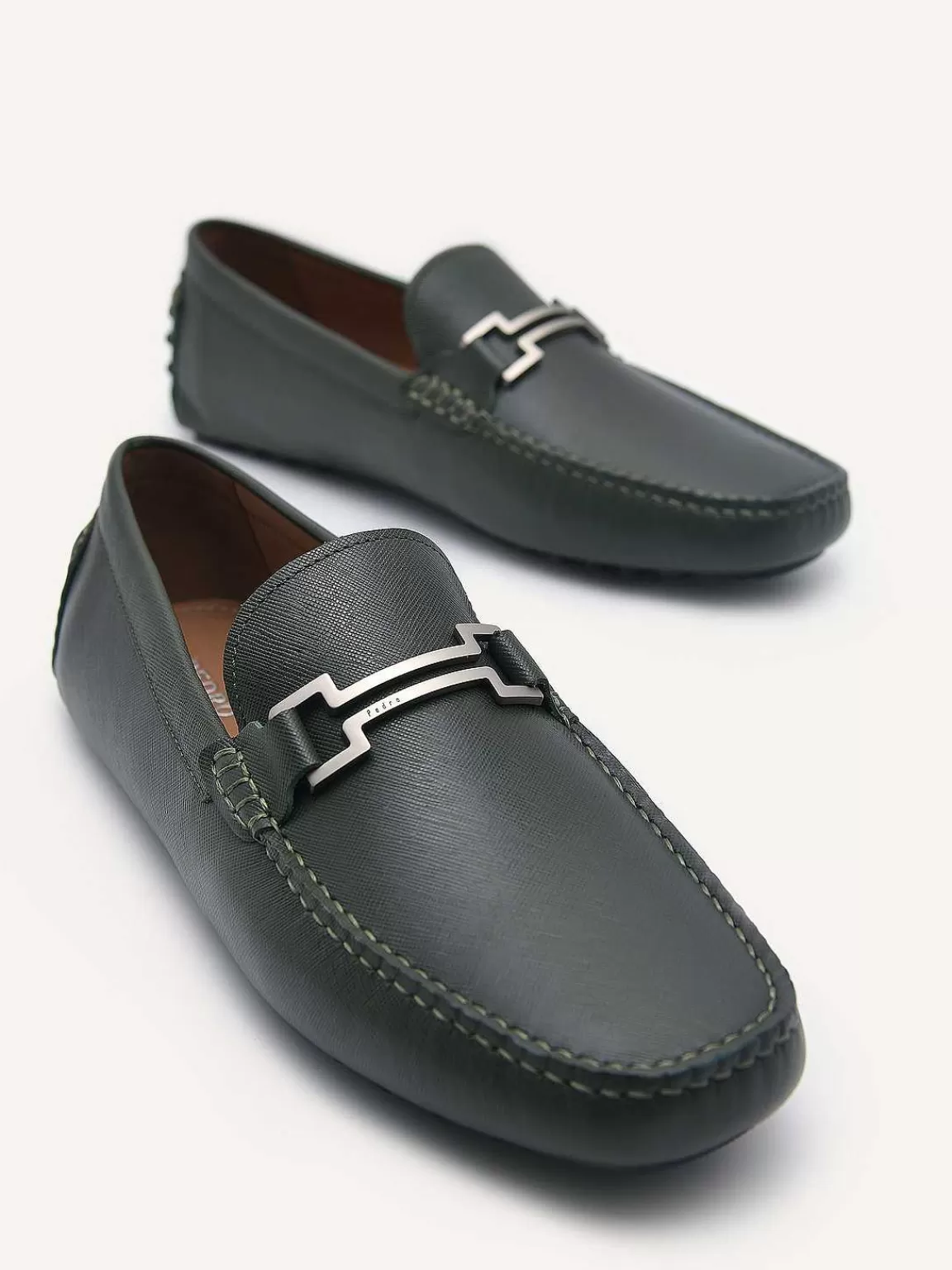 PEDRO Driving Shoes<Embossed Leather Driving Shoes