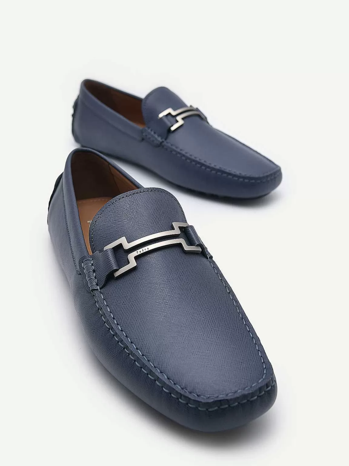 PEDRO Driving Shoes<Embossed Leather Driving Shoes