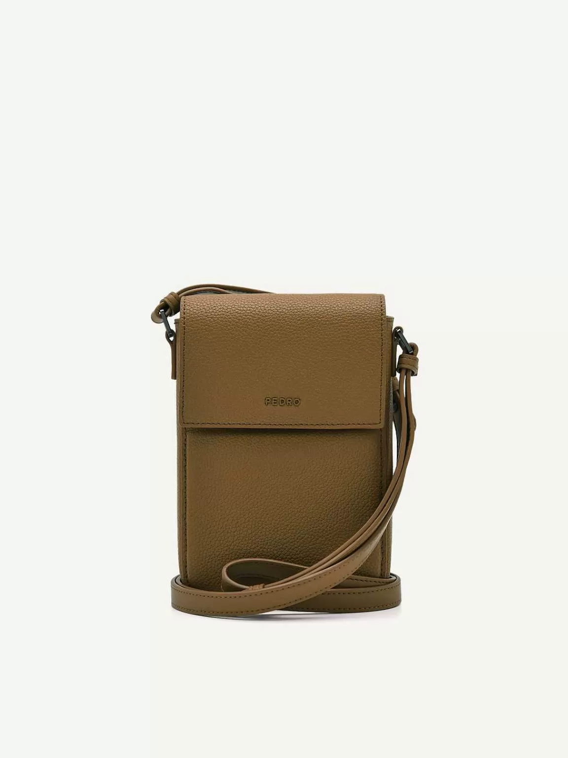 PEDRO Tech Accessories<Embossed Leather Phone Pouch