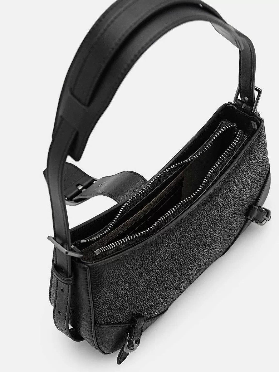 PEDRO Shoulder Bags<Helix Leather Shoulder Bag