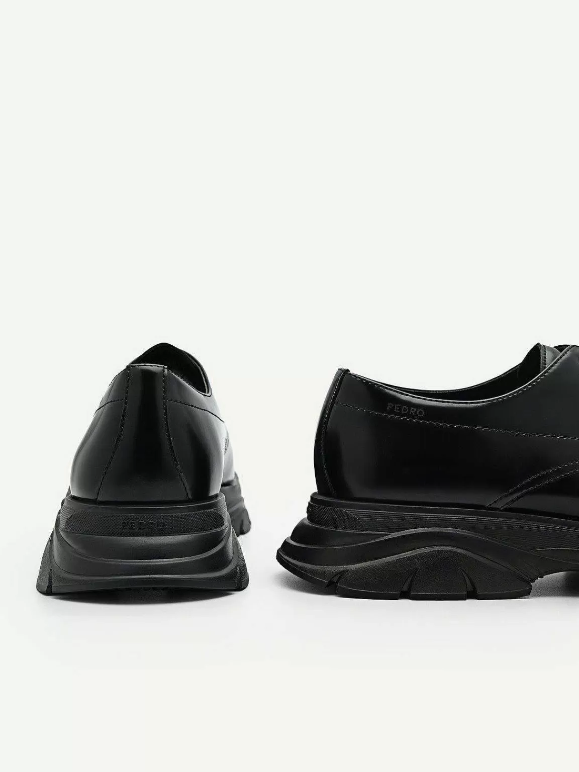 PEDRO Lace-Ups<Hybrix Leather Derby Shoes