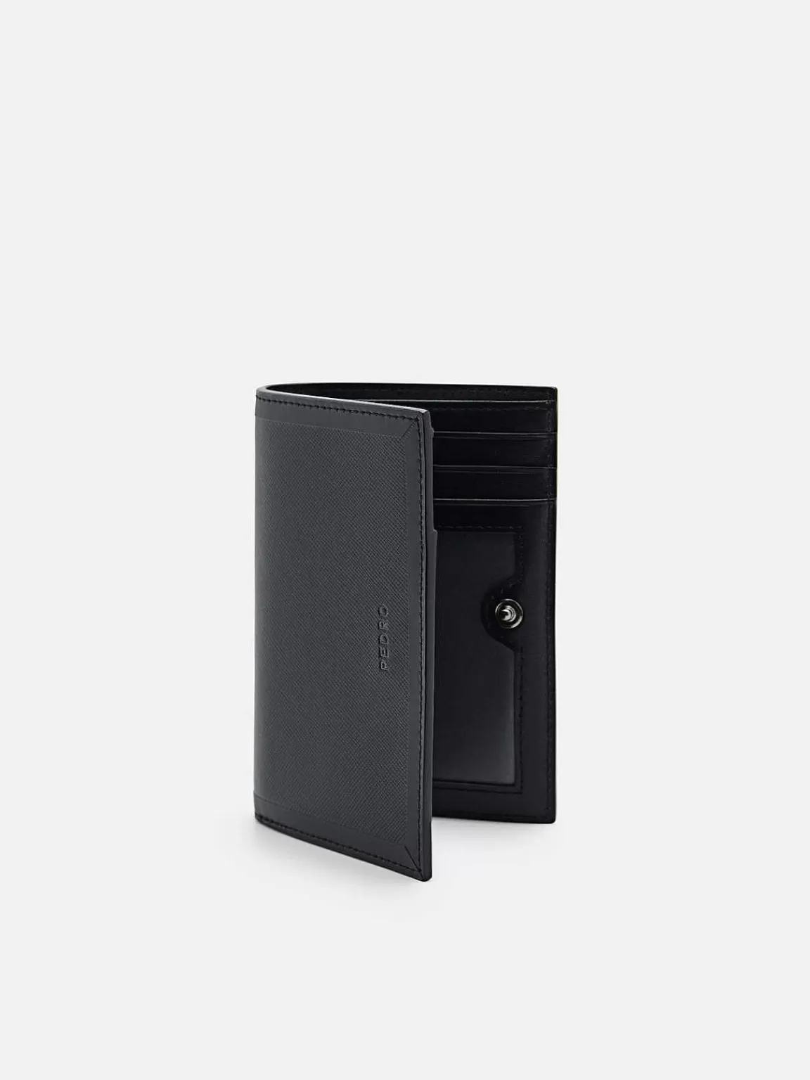 PEDRO Card Holders<Leather Bi-Fold Card Holder With Lanyard