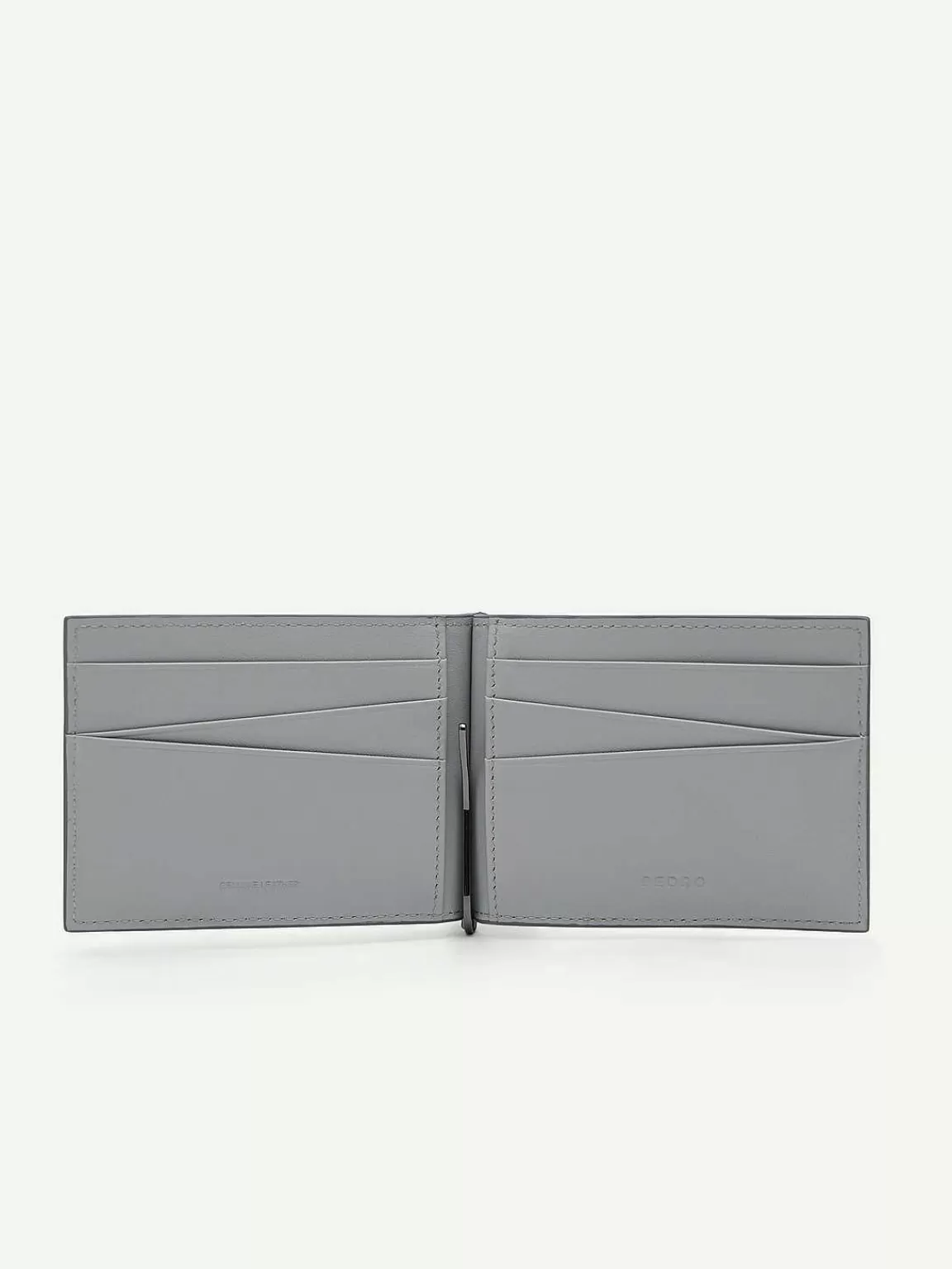 PEDRO Card Holders<Leather Bi-Fold Card Holder With Money Clip