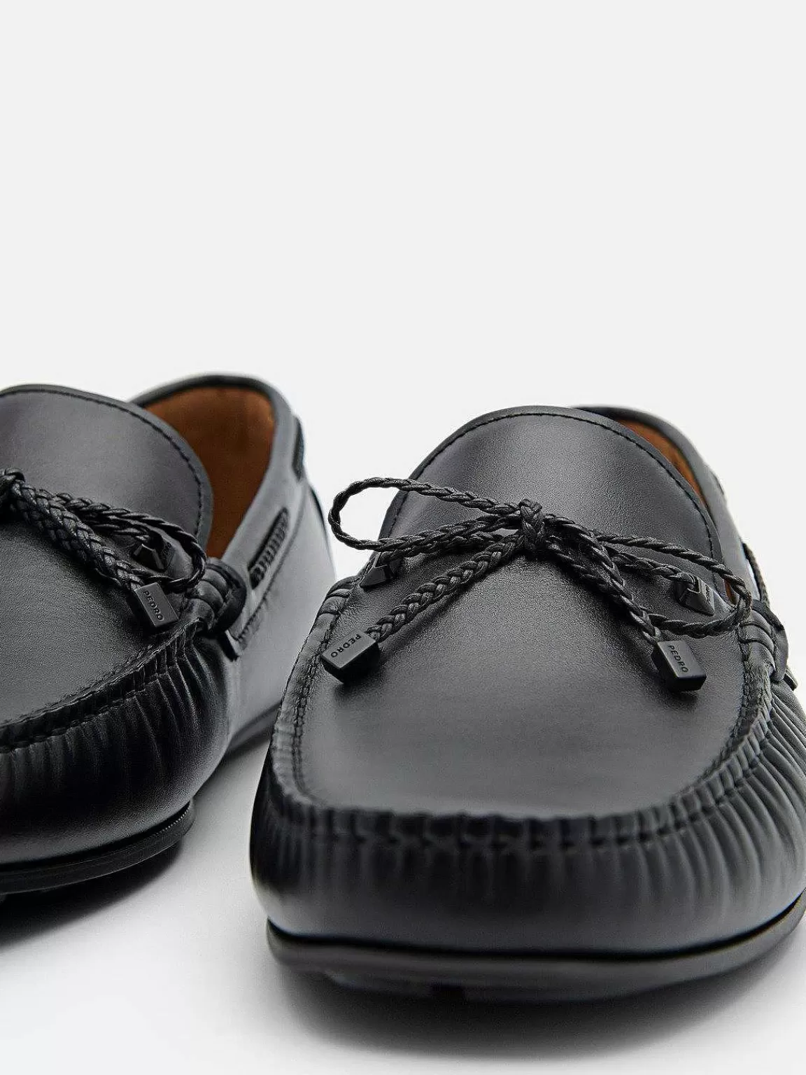 PEDRO Driving Shoes<Leather Bow Driving Shoes