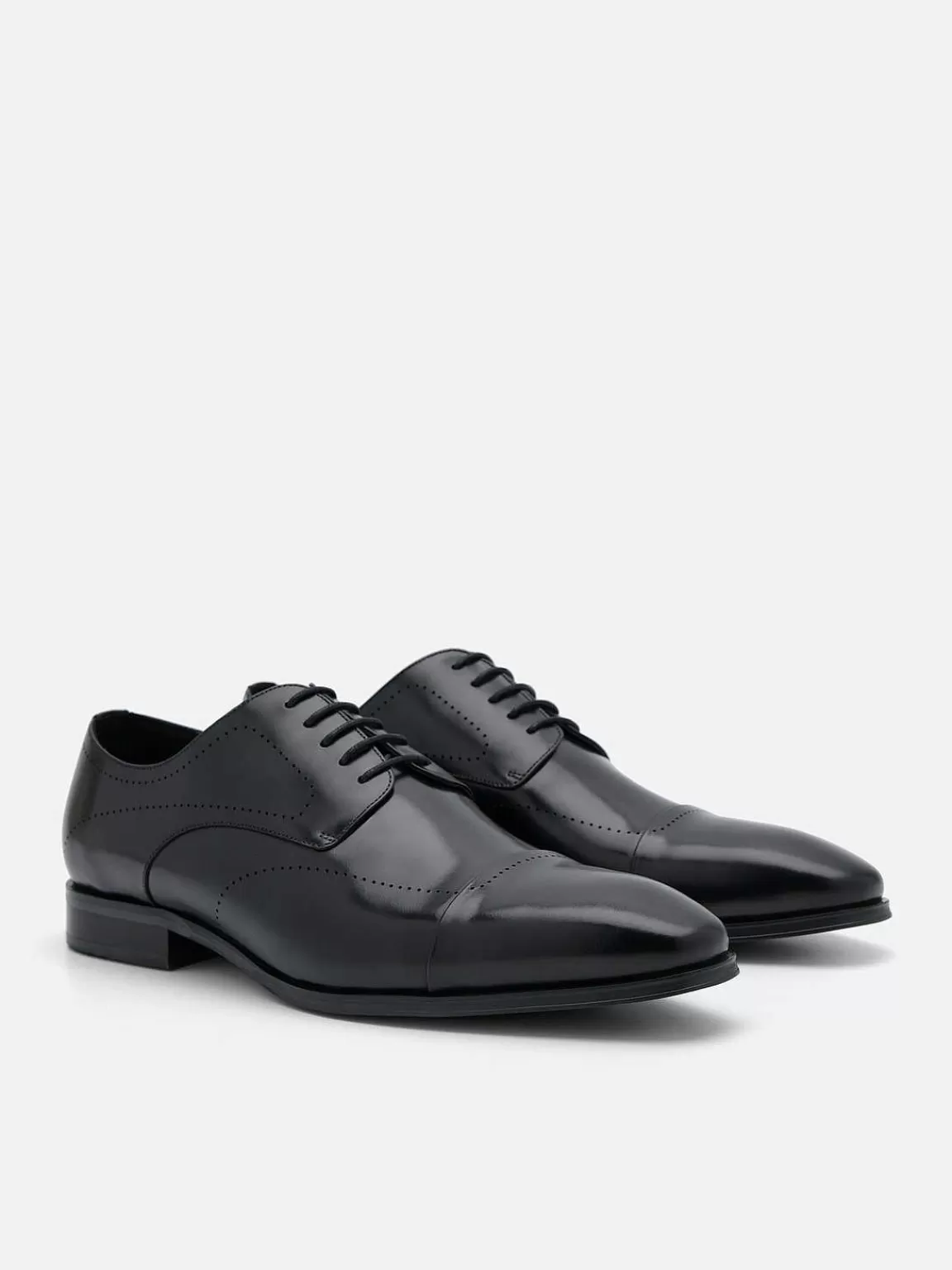 PEDRO Derby Shoes<Leather Brogue Derby Shoes