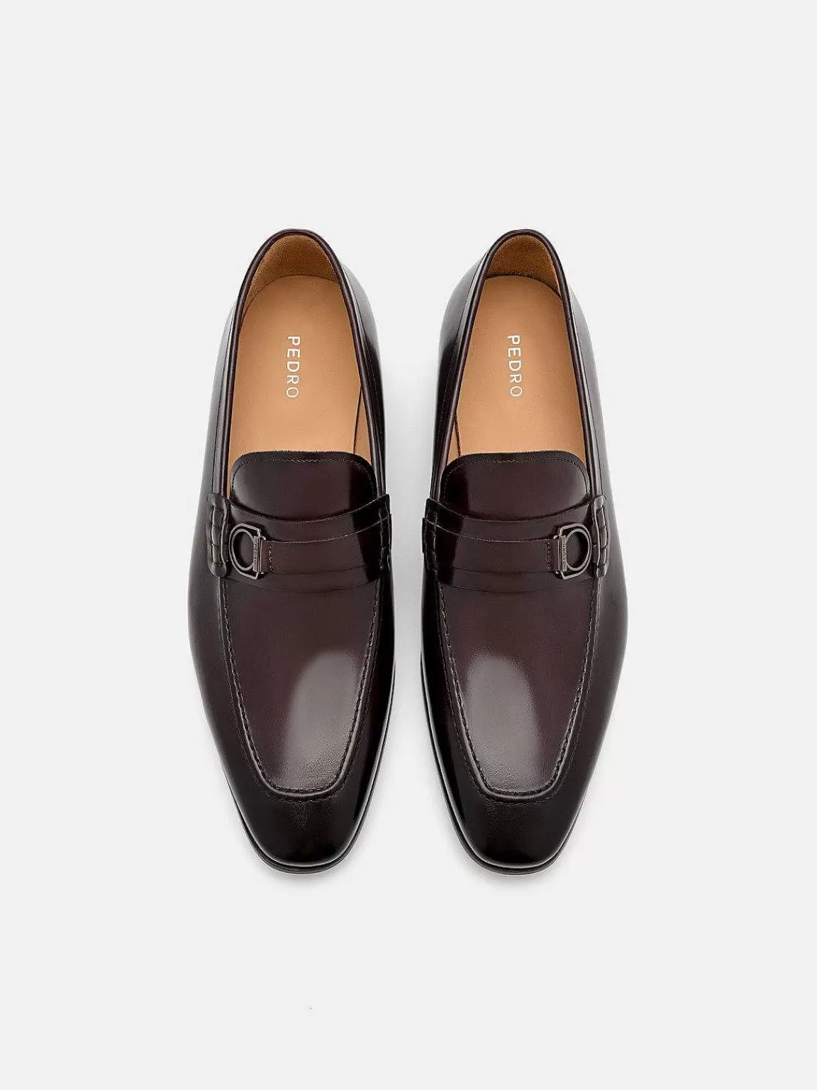 PEDRO Loafers<Leather Buckle Loafers
