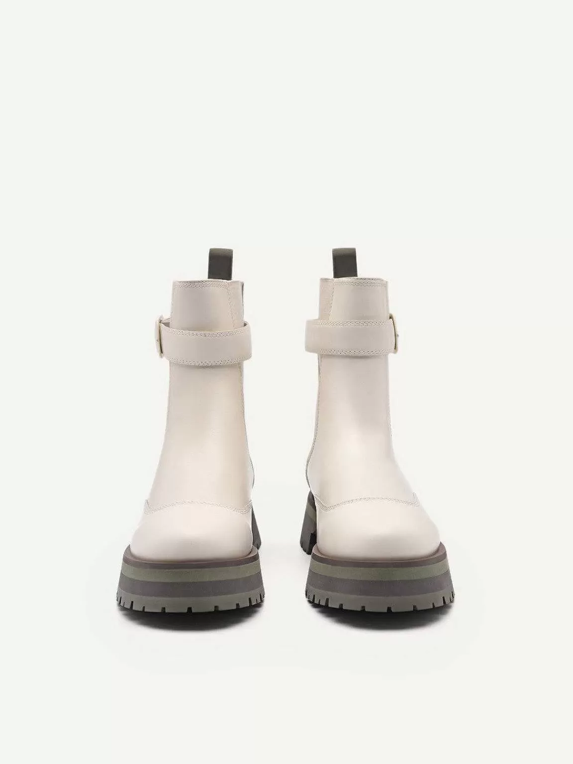 PEDRO Ankle Boots<Leather Buckled Chelsea Boots