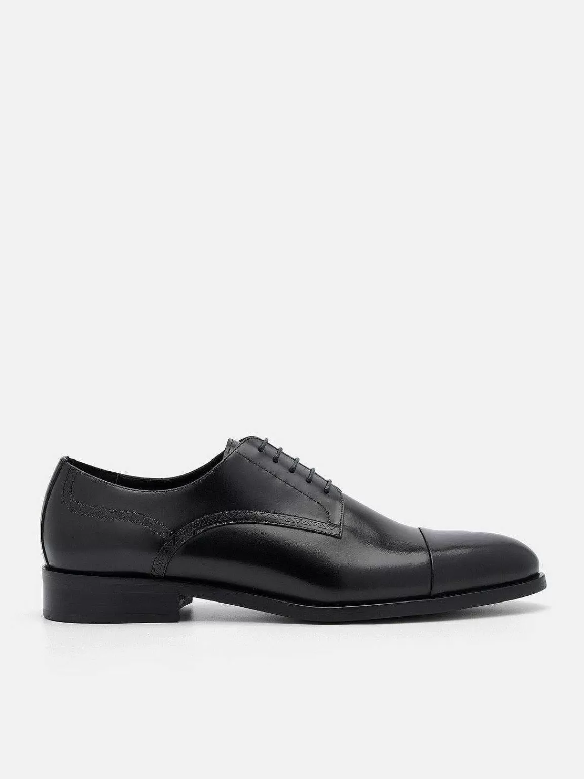 PEDRO Derby Shoes<Leather Cap Toe Derby Shoes
