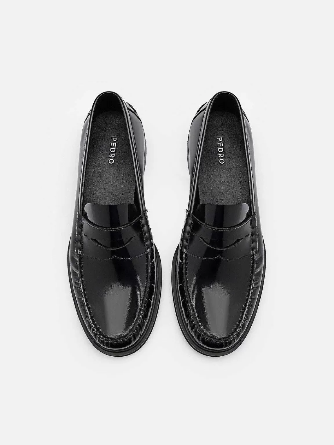 PEDRO Loafers<Leather Penny Loafers