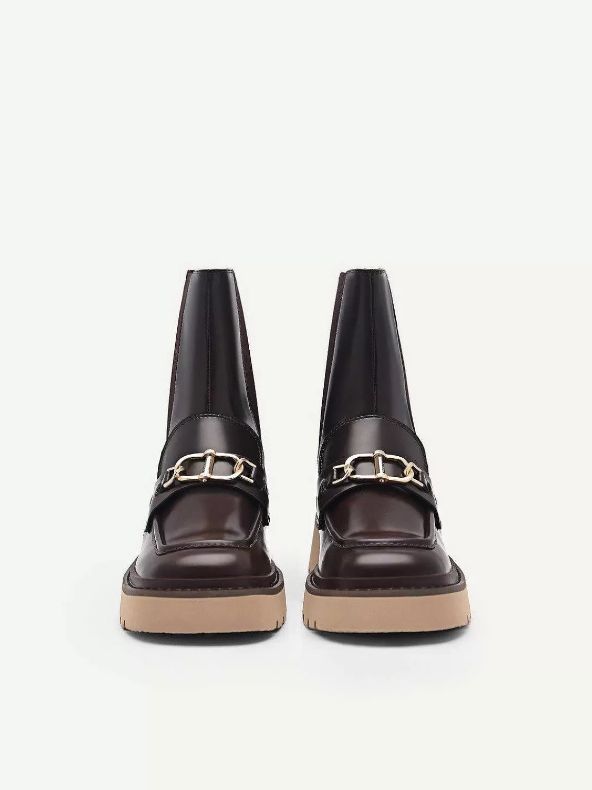 PEDRO Ankle Boots<Leather Platform Chelsea Boots