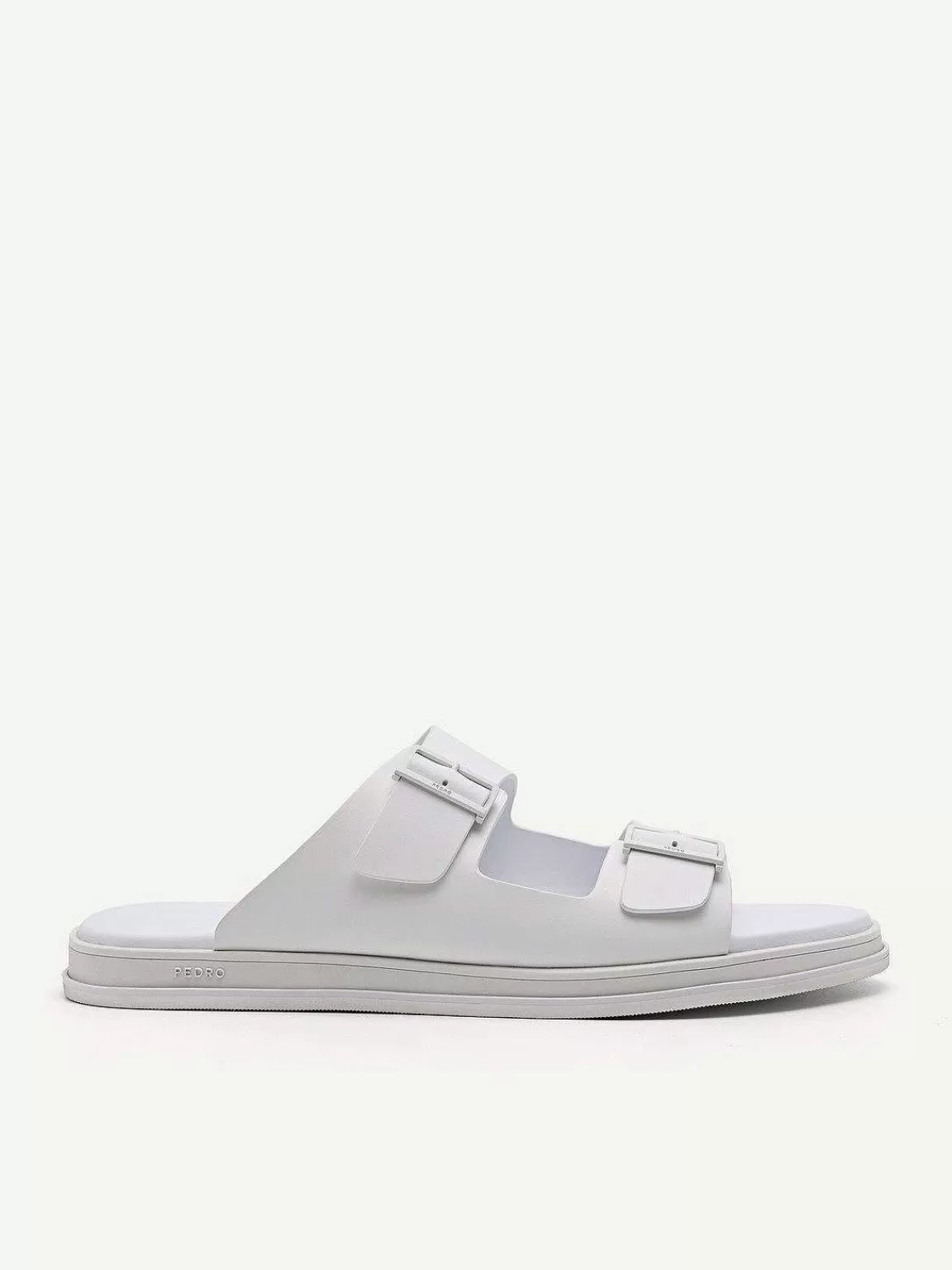 PEDRO Sandals<Monochrome Double Strap Slide Sandals