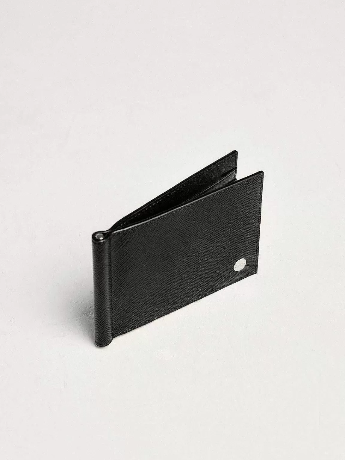 PEDRO Card Holders<Oliver Leather Bi-Fold Money Clip Cardholder