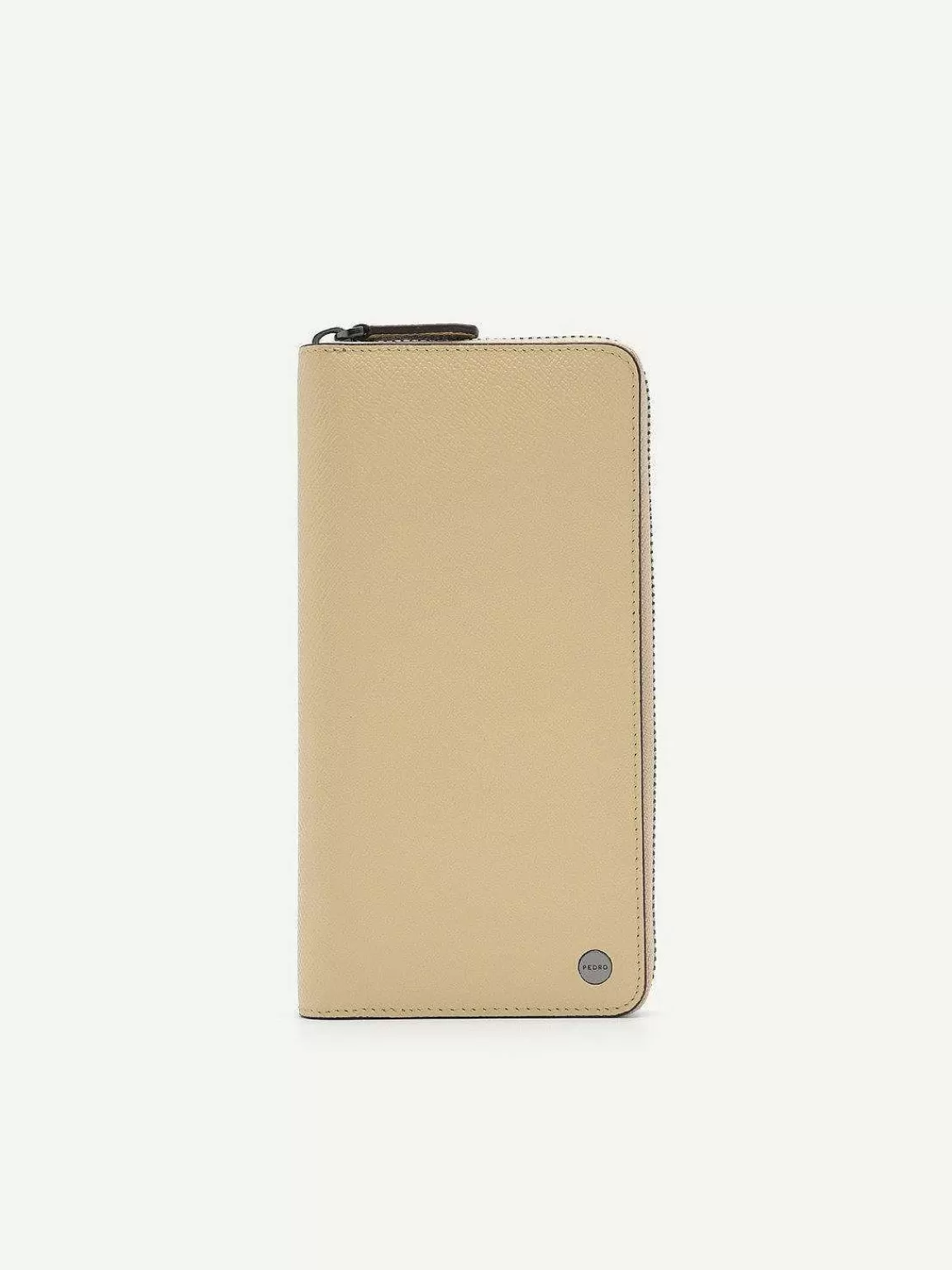 PEDRO Wallets<Oliver Long Textured Leather Wallet