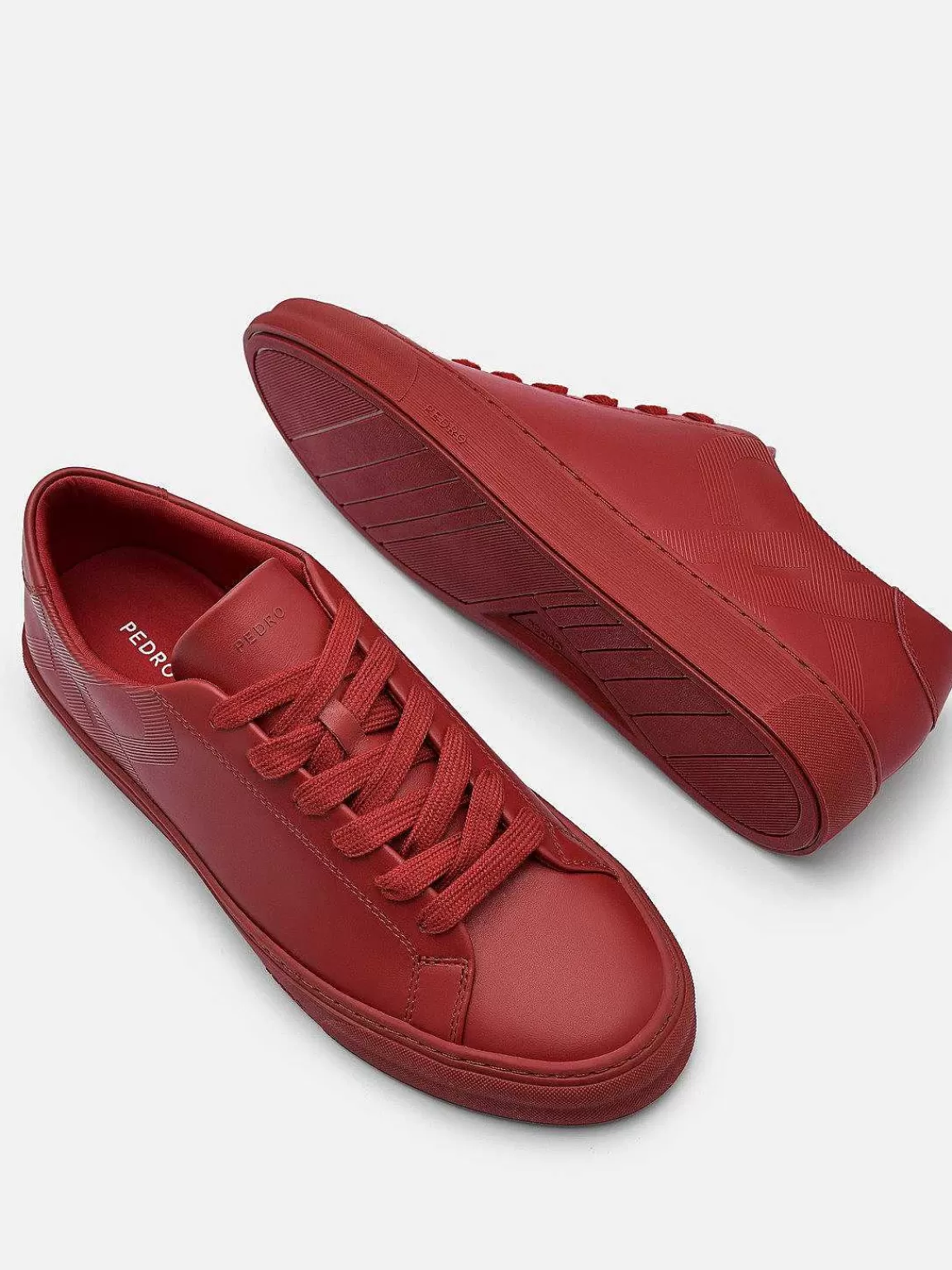 PEDRO Unisex< Icon Ridge Leather Sneakers