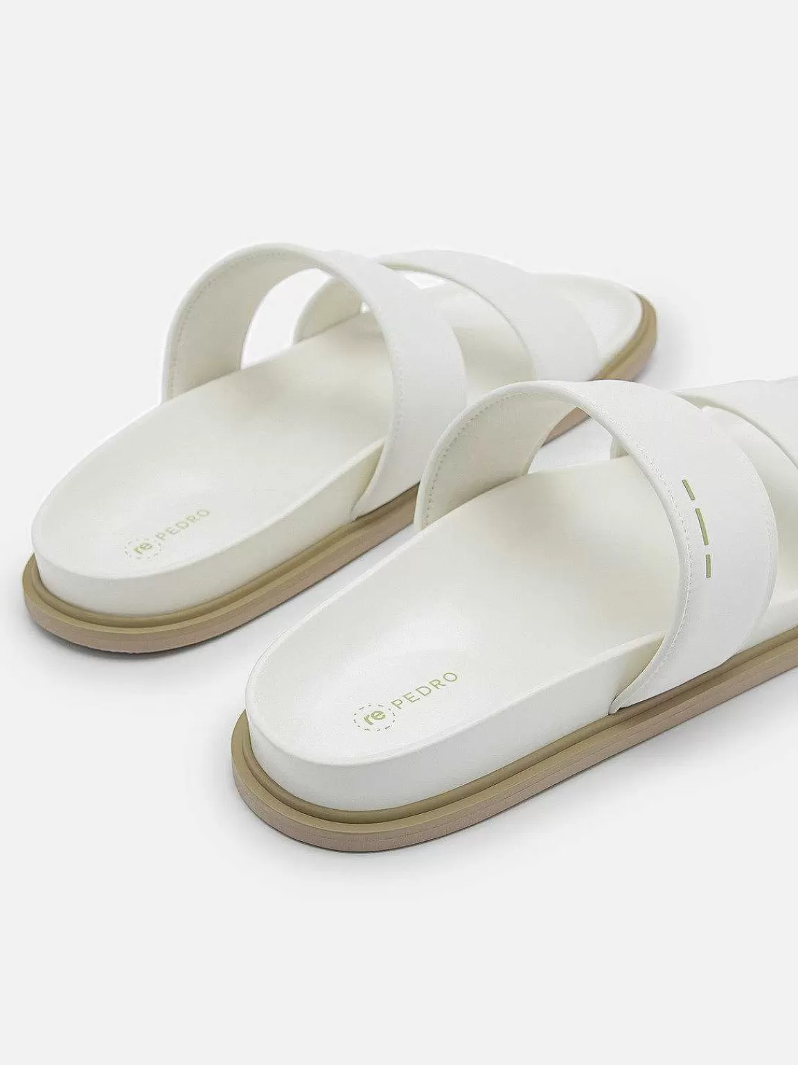 PEDRO Unisex<Re Recycled Leather Slide Sandals