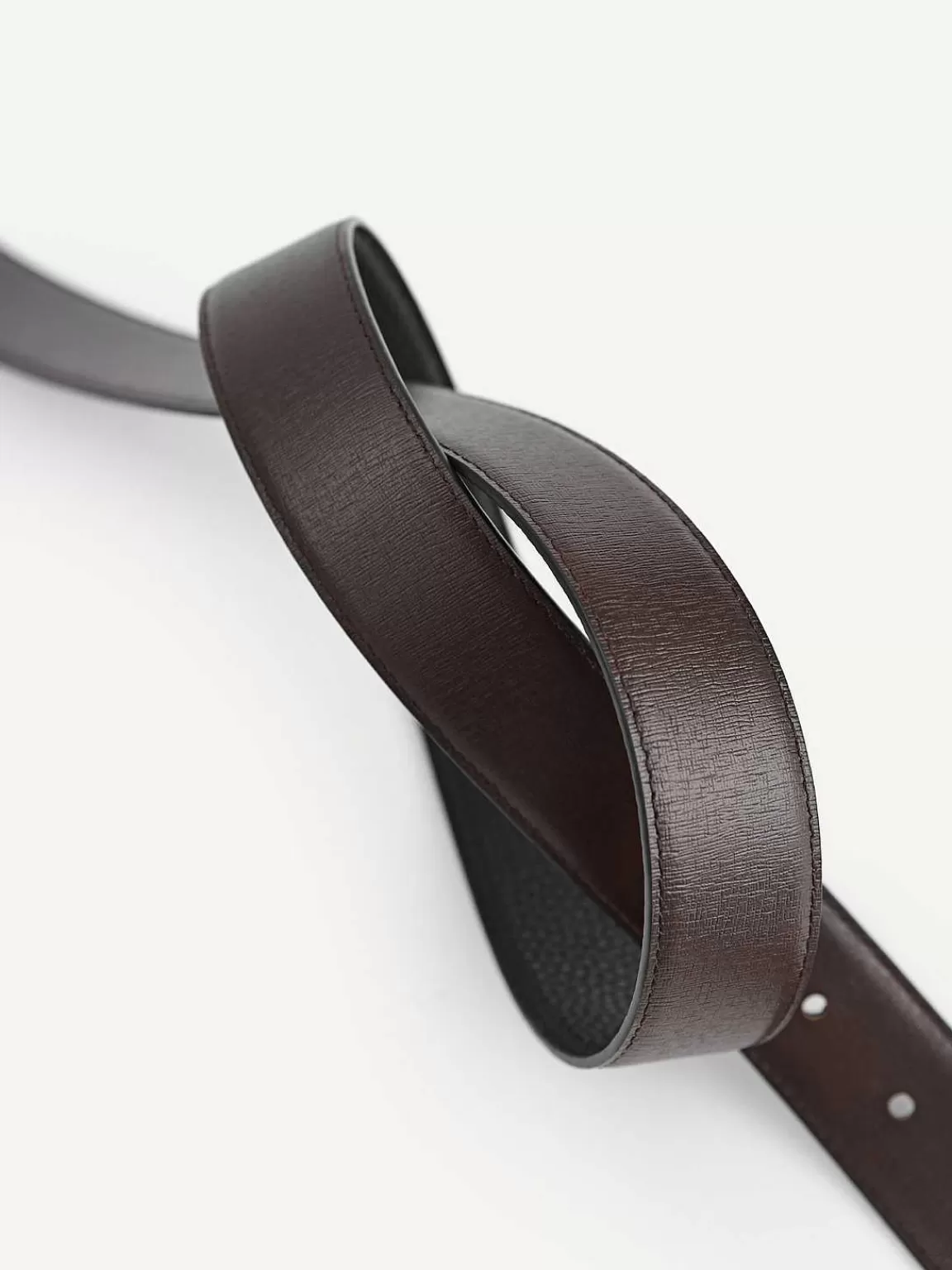 PEDRO Belts<Reversible Leather Pin Belt