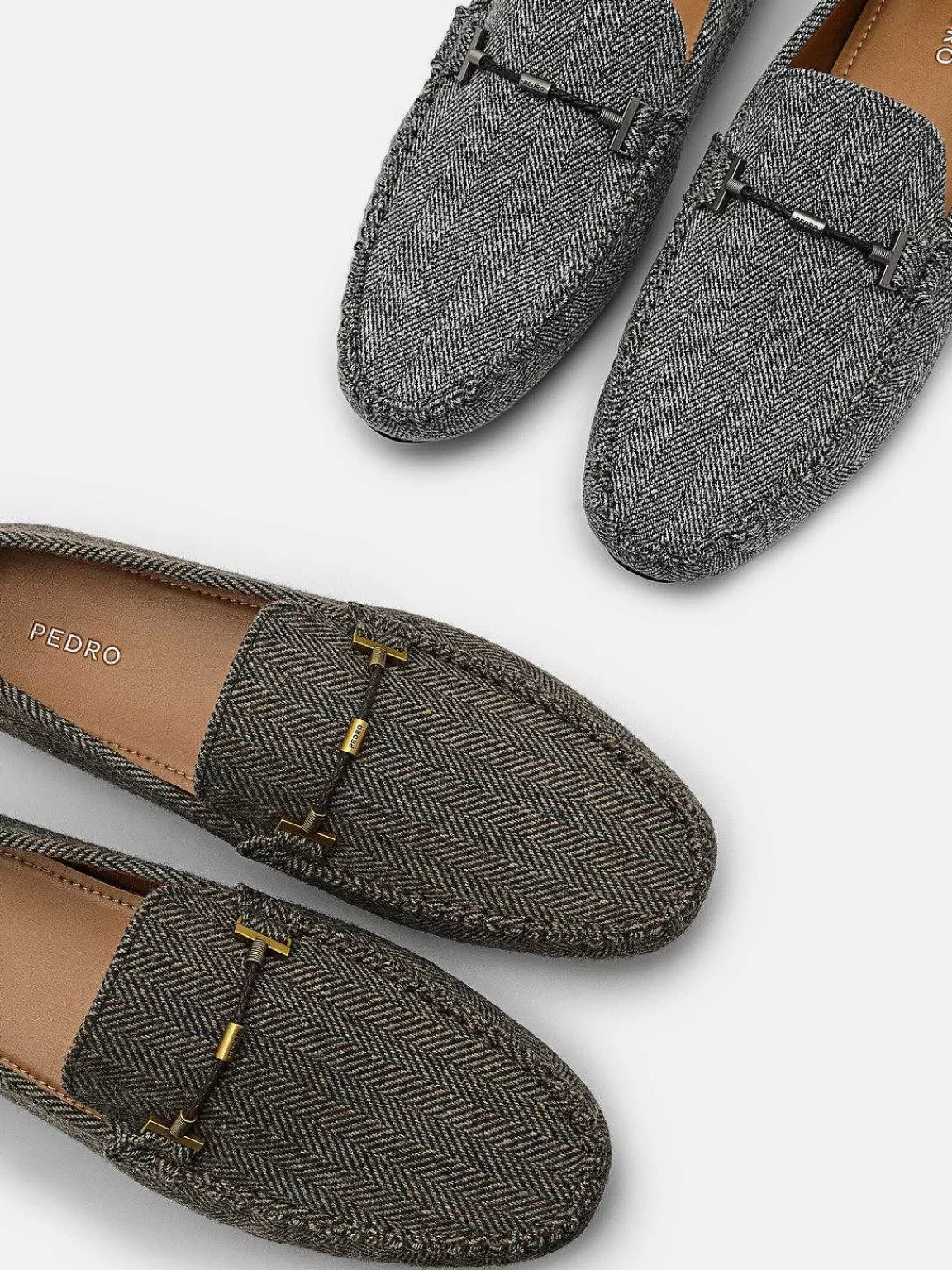 PEDRO Driving Shoes<Robert Fabric Driving Shoes