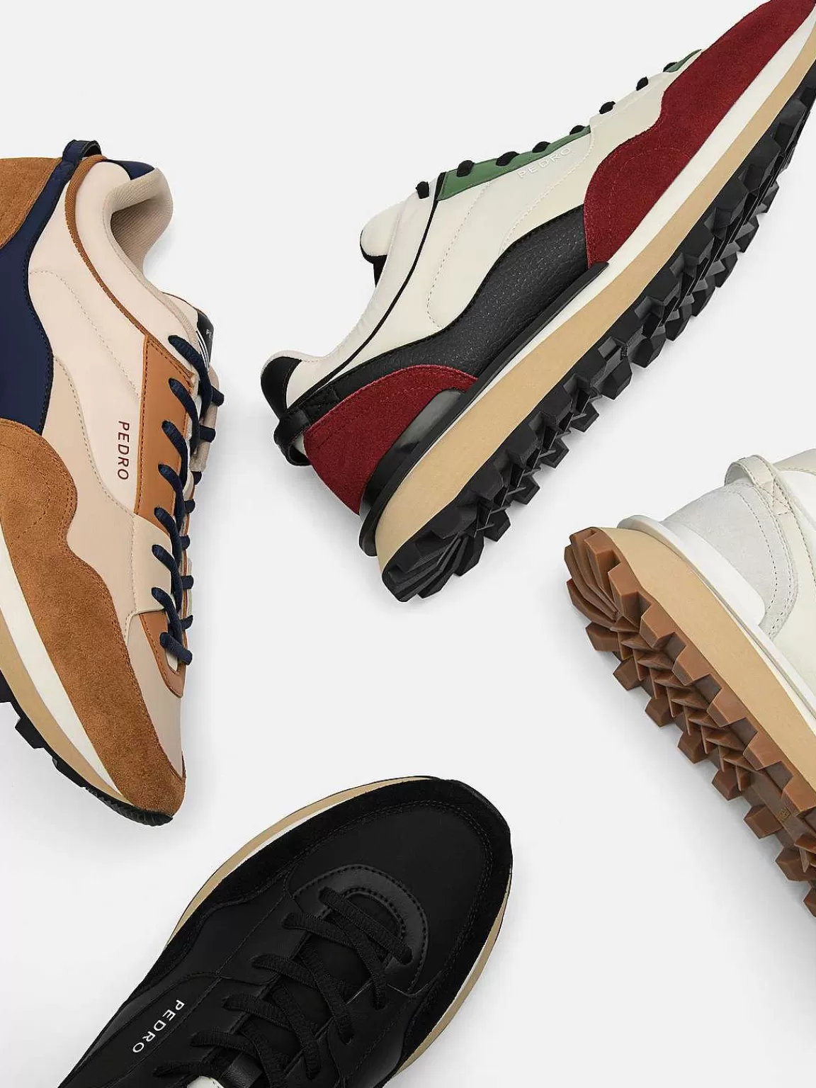 PEDRO Unisex<Stream Suede Sneakers