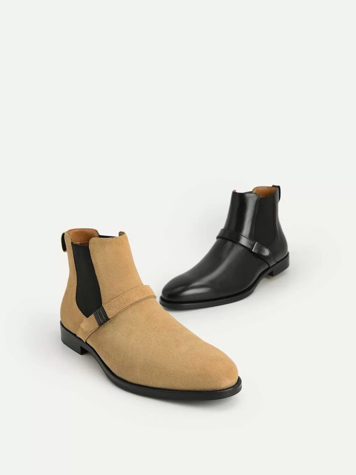 PEDRO Boots<Suede Strapped Boots