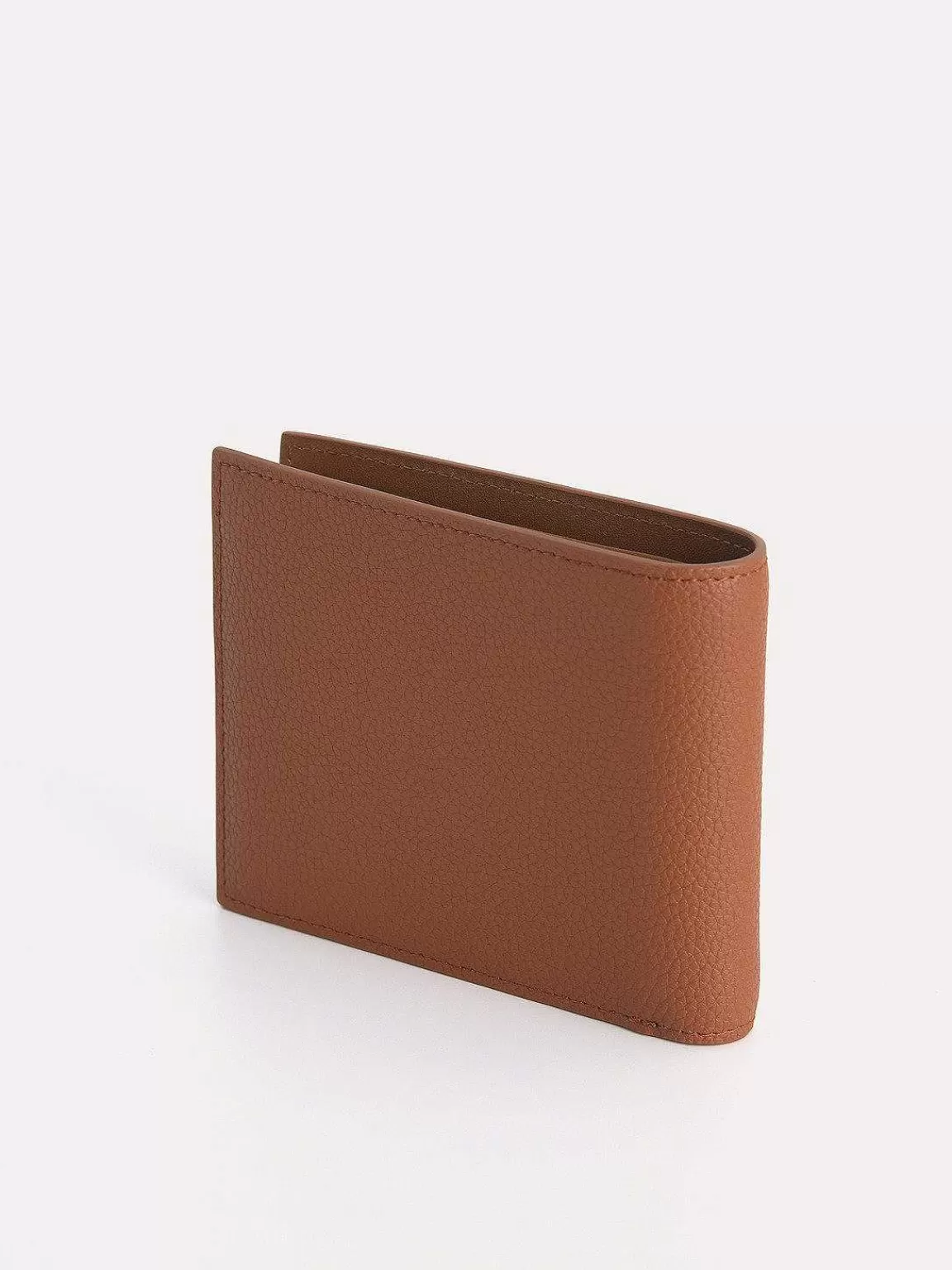 PEDRO Wallets<Textured Leather Bi-Fold Wallet With Insert